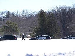Un hombre asesinó a  a dos agentes y a un bombero que brindaba asistencia médica a uno de los heridos. AP/ A. Parr.