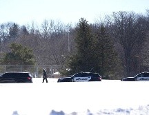 Un hombre asesinó a  a dos agentes y a un bombero que brindaba asistencia médica a uno de los heridos. AP/ A. Parr.