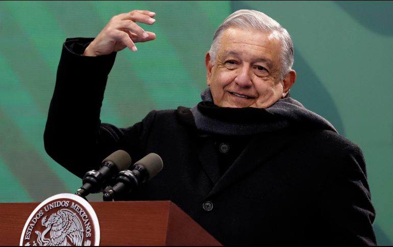 López Obrador mencionó que Ejército es un pilar del estado nacional. EFE/H. Ríos