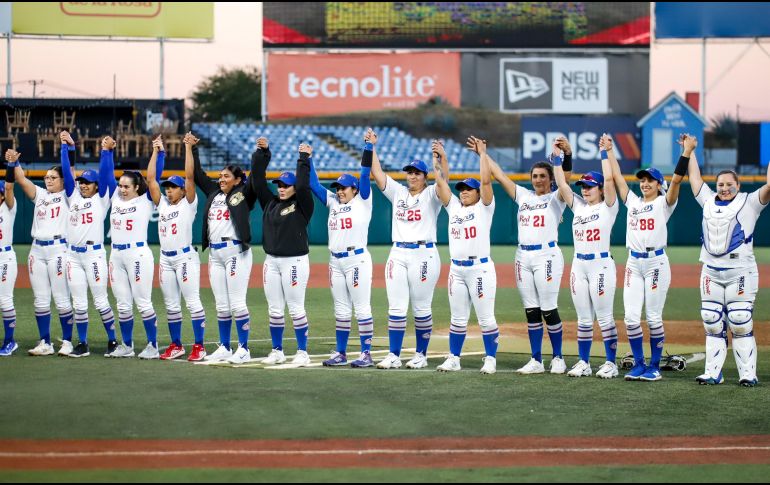 Charros femenil es el principal equipo por vencer en esta edición. ESPECIAL / Charros de Jalisco