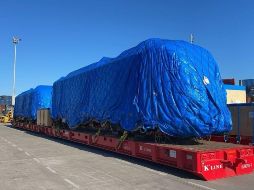 Fue el pasado 19 de febrero cuando este medio de comunicación publicó, en su versión web, que ya habían llegado los primeros dos vagones provenientes de China (donde son construidos los trenes). CORTESÍA / GOB. DE TLAJOMULCO