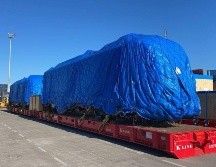 Fue el pasado 19 de febrero cuando este medio de comunicación publicó, en su versión web, que ya habían llegado los primeros dos vagones provenientes de China (donde son construidos los trenes). CORTESÍA / GOB. DE TLAJOMULCO