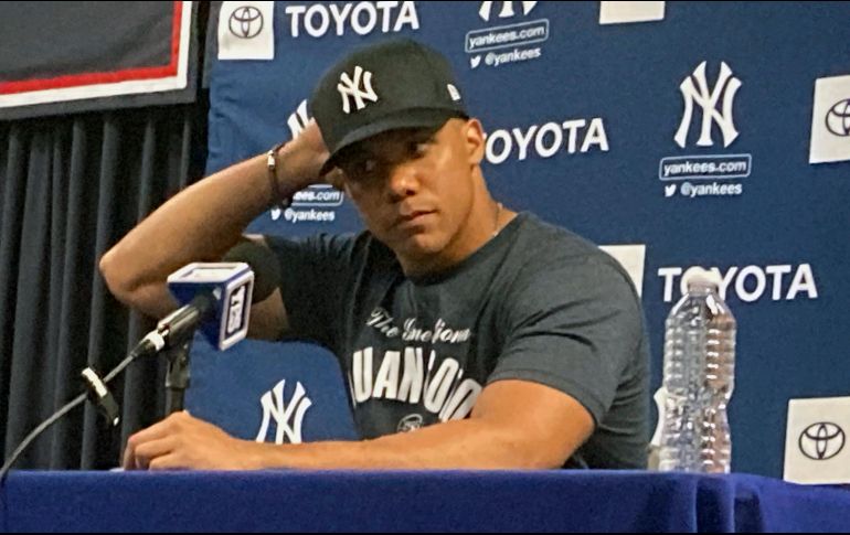 Soto resaltó el talento que hay en las filas de los Yankees. AP/R. Blum