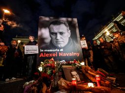 Manifestación en Roma en memoria de Alexei Nevalny, muerto el 16 de febrero en circunstancias aún no aclaradas. EFE/F. Frustaci