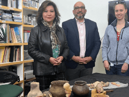 Los objetos arqueológicos fueron entregados por un particular al DAC de Nuevo México. ESPECIAL/INAH