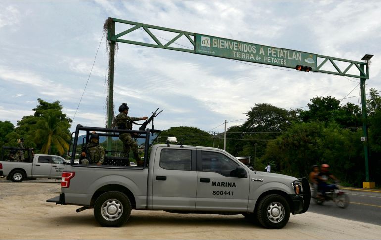 A pesar de la llegada de elementos de las fuerzas federales del Ejército, Marina, Guardia Nacional, Guerrero enfrenta una profunda crisis de seguridad. AFP