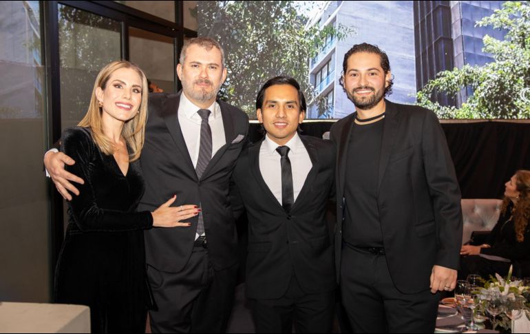 Christian Gómez, Héctor Reyes y Luis Fernando López. GENTE BIEN JALISCO/ Christian Pérez