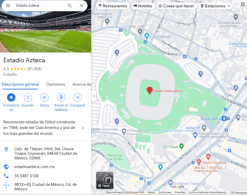 ESPECIAL / Google Maps 
