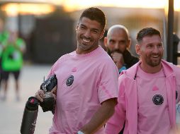Suárez se reencuentra con viejos conocidos como Messi, Busquets y Jordi Alba. AP/R. Blackwell