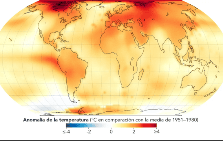 Este es un análisis de los principales factores que los investigadores consideraron para explicar el calor récord. ESPECIAL / NASA