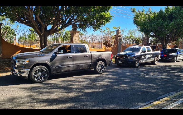 El detenido viajaba en una camioneta robada sobre Avenida Santa Margarita, a la altura de Aviación, en la Colonia San Juan de Ocotán. CORTESÍA/ Policía de Zapopan.