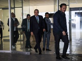 El juez Miguel Ángel Galván Esparza, dictaminó que el ex funcionario deberá permanecer en resguardo domiciliario con restricciones durante seis meses. EL INFORMADOR/ H. FIGUEROA.