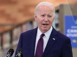 Biden hizo el comentario mientras se dirigía a la presentadora de televisión Katie Couric, aunque no nombró a los periodistas en cuestión. EFE/ A. DINNER