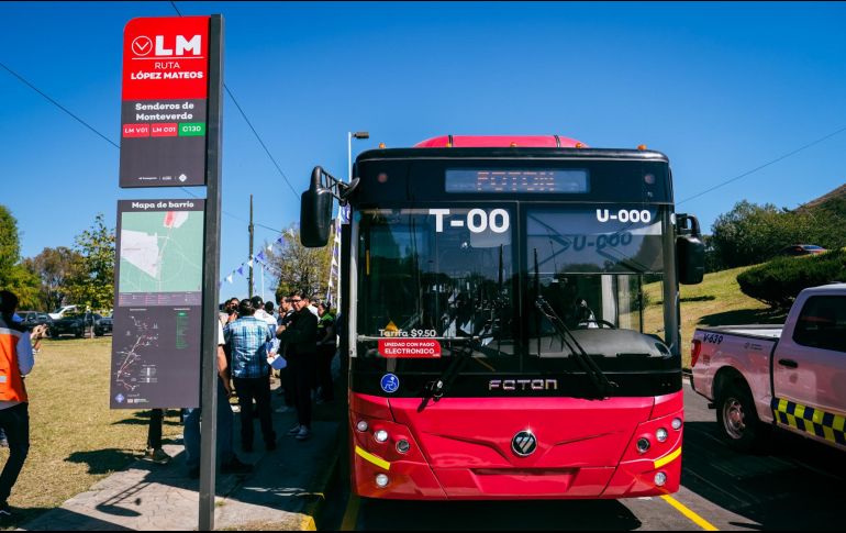 El arranque de las operaciones de estas rutas, 5 rutas troncales y 3 complementarias. ESPECIAL/GOBIERNO DE JALISCO