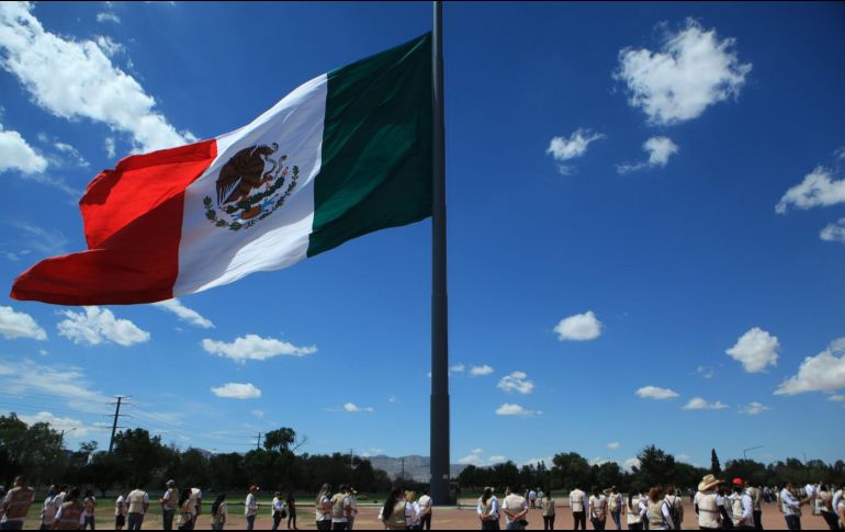 La bandera mexicana es considerada una de las más bellas en el mundo. EFE/ ARCHIVO