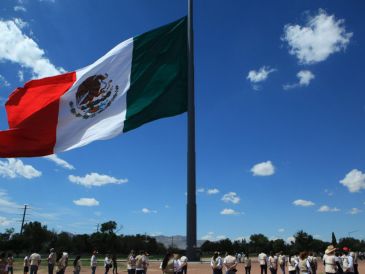 La bandera mexicana es considerada una de las más bellas en el mundo. EFE/ ARCHIVO