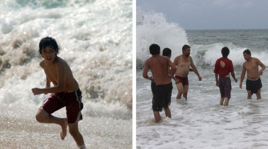Autoridades solicitaron a quienes se encuentran vacacionando en la costa jalisciense evitar ingresar al mar. NTX / ARCHIVO