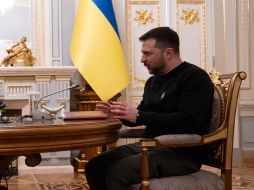 Zelenski se dirigió al G7 desde Kiev; fue acompañado de Meloni, Trudeau y Von der Leyen. EFE / FILIPPO ATTILI