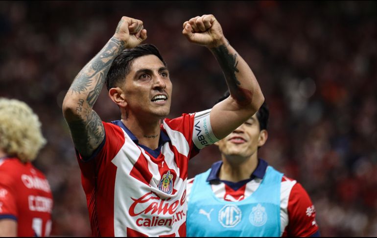 El cuadro tapatío le pegó a Pumas dentro de la cancha del Estadio AKRON. EL INFORMADOR/ H. Figueroa