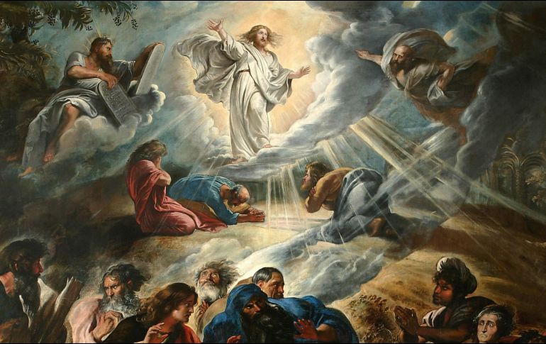 «Se formó entonces una nube, que los cubrió con su sombra, y de esta nube salió una voz que decía: 