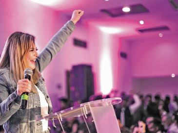 Claudia Delgadillo, la candidata a gobernadora de Morena y sus aliados, destaca la unidad después de la precampaña. ESPECIAL