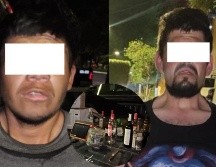 Los detenidos son Brayan “N”, de 27 años y Carlos Martín “N”, de 32, quienes quedaron a disposición del Ministerio Público. ESPECIAL / POLICÍA DE GDL