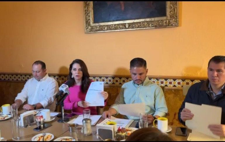 Laura Haro reiteró la invitación para que los otros candidatos a la gubernatura se hagan exámenes de confianza. ESPECIAL.