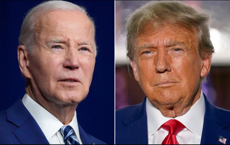 Joe Biden y Donald Trump dieron un paso más hacia lo que parece una inminente revancha entre ambos. AP/ ARCHIVO.