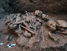 En la imagen se observa el hallazgo de un entierro prehispánico en la localidad de Pozo de Ibarra, estado de Nayarit. EFE/Instituto Nacional de Antropología e Historia.