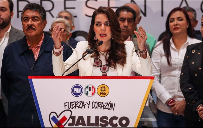 La candidata no descartó que algunos de estos integrantes vayan a formar parte de su gabinete, en caso de ganar. EL INFORMADOR / H. FIGUEROA