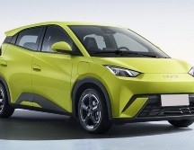 El BYD Dolphin Mini, también conocido como Seagull en otros lugares, es un hatchback compacto de 3.78 metros de longitud. ESPECIAL/ BYD Autos México