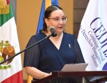 La titular de la CEDHJ, Luz del Carmen Godínez, indicó que el derecho a la seguridad es el tema que más frecuentemente se vulnera. ESPECIAL/ CEDHJ.
