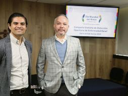 Jonathan Samuel Chávez Íñiguez y Jacob Sandoval Pamplona, invitan a la población a realizarse el examen. ESPECIAL