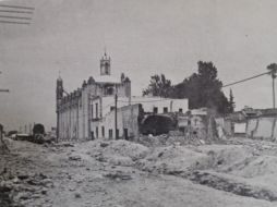 Panorámica de la destrucción del barrio del Refugio, hoy avenida Federalismo. EL INFORMADOR/ ARCHIVO