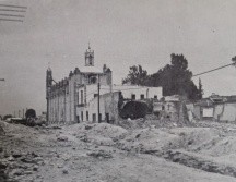 Panorámica de la destrucción del barrio del Refugio, hoy avenida Federalismo. EL INFORMADOR/ ARCHIVO