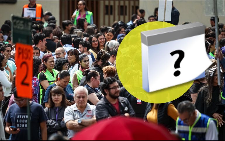 Hasta nuevo aviso ha quedado pospuesto el Primer Simulacro Nacional. EL INFORMADOR / ARCHIVO