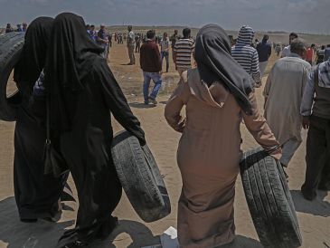 Miles de palestinos han sido desplazados y obligados a abandonar sus hogares. EFE/ARCHIVO