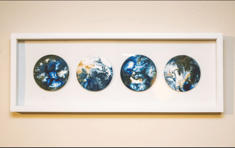 Apertura de la exposicion de pintura Camaleon de Natalia Arauz y Carina Sainz. EL INFORMADOR/A.NAVARRO