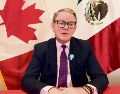 Graeme Clark, el embajador de Canadá (fotografía tomada de un video publicado en su cuenta de X). ESPECIAL