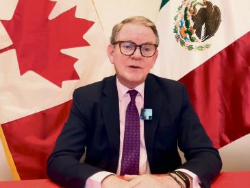 Graeme Clark, el embajador de Canadá (fotografía tomada de un video publicado en su cuenta de X). ESPECIAL