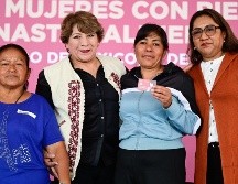 Las beneficiarias de Mujeres con Bienestar recibirán el monto equivalente a seis meses del programa. TWITTER/delfinagomeza