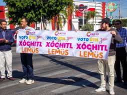 La agrupación convocó a votar por Pablo Lemus y por Xóchitl Gálvez. CORTESÍA.