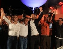Jorge Álvarez Máynez, candidato Presidencial de Movimiento Ciudadano, durante el evento de inicio de campaña en Lagos de Moreno, Jalisco. SUN/ G. Pano.
