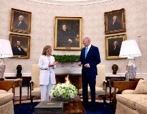 Biden hizo el anuncio mientras recibía a la primera ministra italiana Giorgia Meloni en la Casa Blanca. EFE