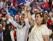 Laura Haro, recibió a Xóchitl Gálvez quien visitó Jalisco por primera vez. EL INFORMADOR/ H. Figueroa.