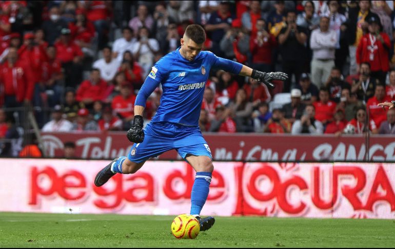 Tiago Volpi lleva tres goles esta temporada con el Toluca. Todos los marcó desde el punto penal. IMAGO7/J. Esquivel