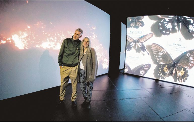 Stephan Crasneanscki y Patti Smith. Los creativos presentan una muestra que es una correspondencia llena de arte. ESPECIAL