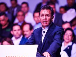 En el evento realizado en la Expo Guadalajara, el candidato emecista a la gubernatura fue acompañado por personalidades que le apoyarán con propuestas en sus ámbitos. EL INFORMADOR / A. NAVARRO