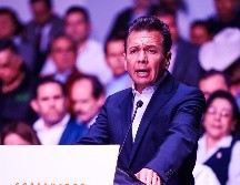 En el evento realizado en la Expo Guadalajara, el candidato emecista a la gubernatura fue acompañado por personalidades que le apoyarán con propuestas en sus ámbitos. EL INFORMADOR / A. NAVARRO