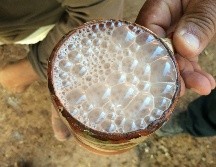 Se cree que esta bebida espumosa, compuesta de leche 